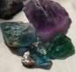 🌈 Fluorite – Natural Rough Multi-Color Stones