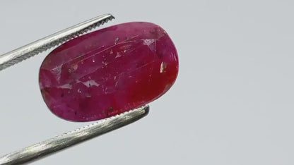 Ruby cut polished natural stone 7 ct